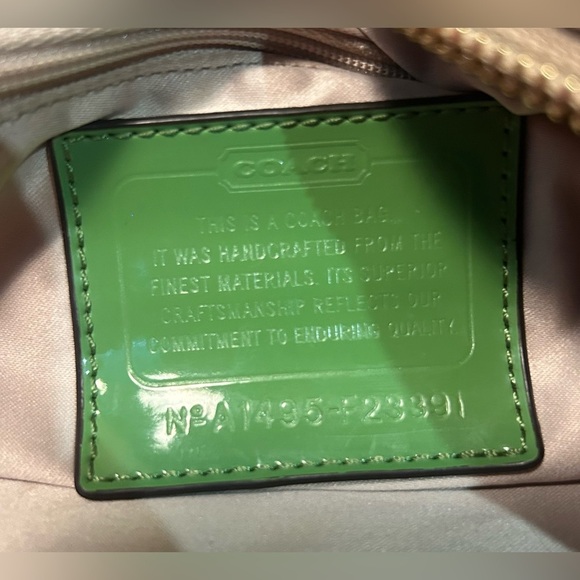 2014 Coach Daisy Signature Jacquard Leather Satchel Bag Collectible w FREE SCARF - Picture 15 of 15